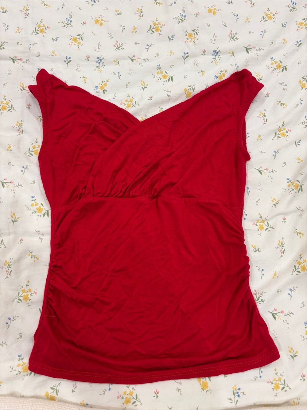 Urban Outfitters Red V-Neck Sleeveless Camisole